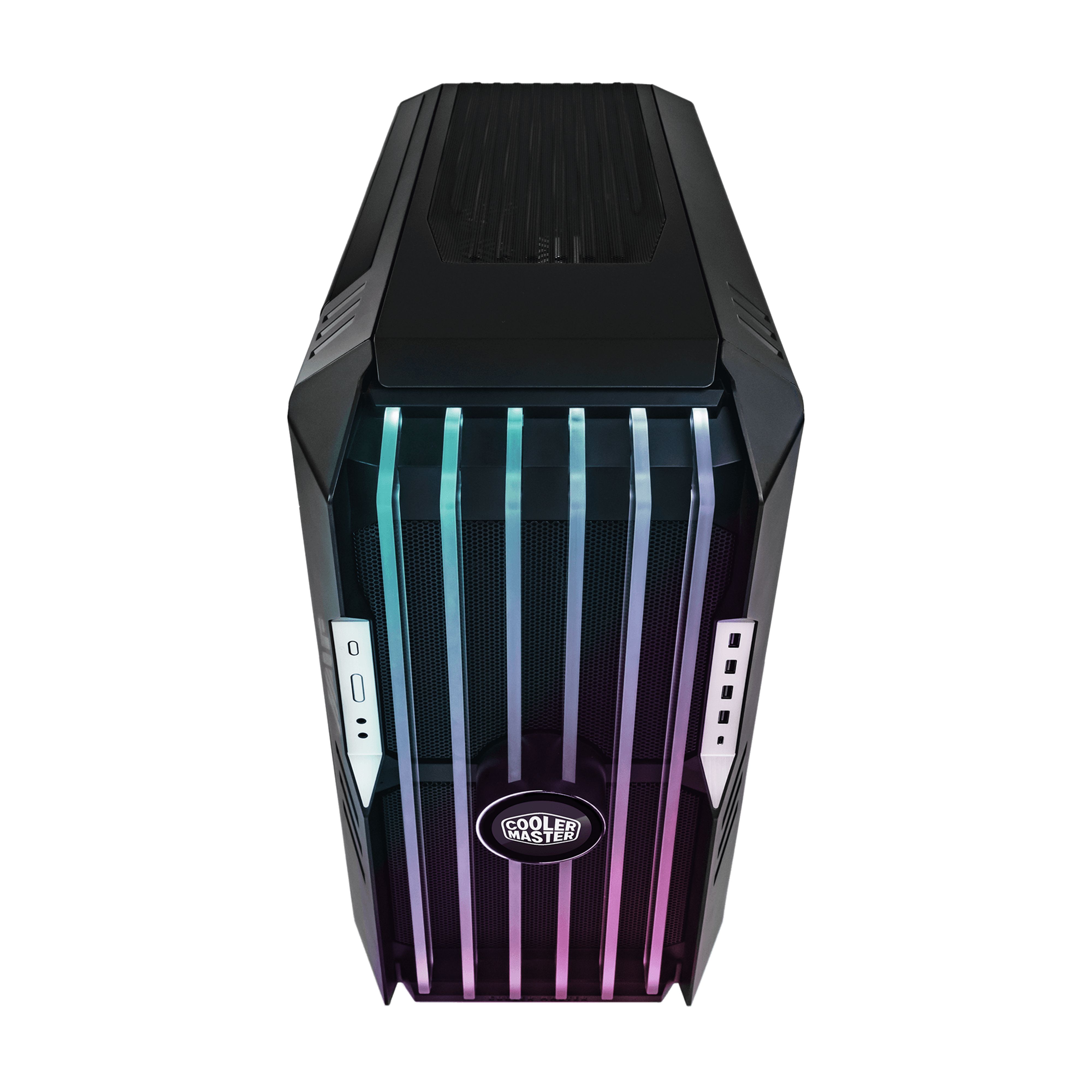 CARCASA Cooler Master HAF 700 EVO, Tower, ATX, fara sursa, 5xfan, USB 3.2 gen2 Type-C x 1, USB 3.2 gen 1 x 4, audio, mic, LED controller ARGB, , PSU shroud, 8 sloturi expansiune, iluminare , gri, 