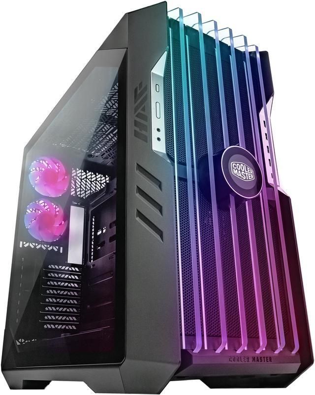 CARCASA Cooler Master HAF 700 EVO, Tower, ATX, fara sursa, 5xfan, USB 3.2 gen2 Type-C x 1, USB 3.2 gen 1 x 4, audio, mic, LED controller ARGB, , PSU shroud, 8 sloturi expansiune, iluminare , gri, 