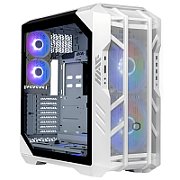 CARCASA Cooler Master HAF 700, Tower, E-ATX, fara sursa, 5xfan, USB 3.2 gen2 Type-C x 1, USB 3.2 gen 1 x 4, audio, mic, LED controller ARGB, , PSU shroud, 8 sloturi expansiune, iluminare , alb, 