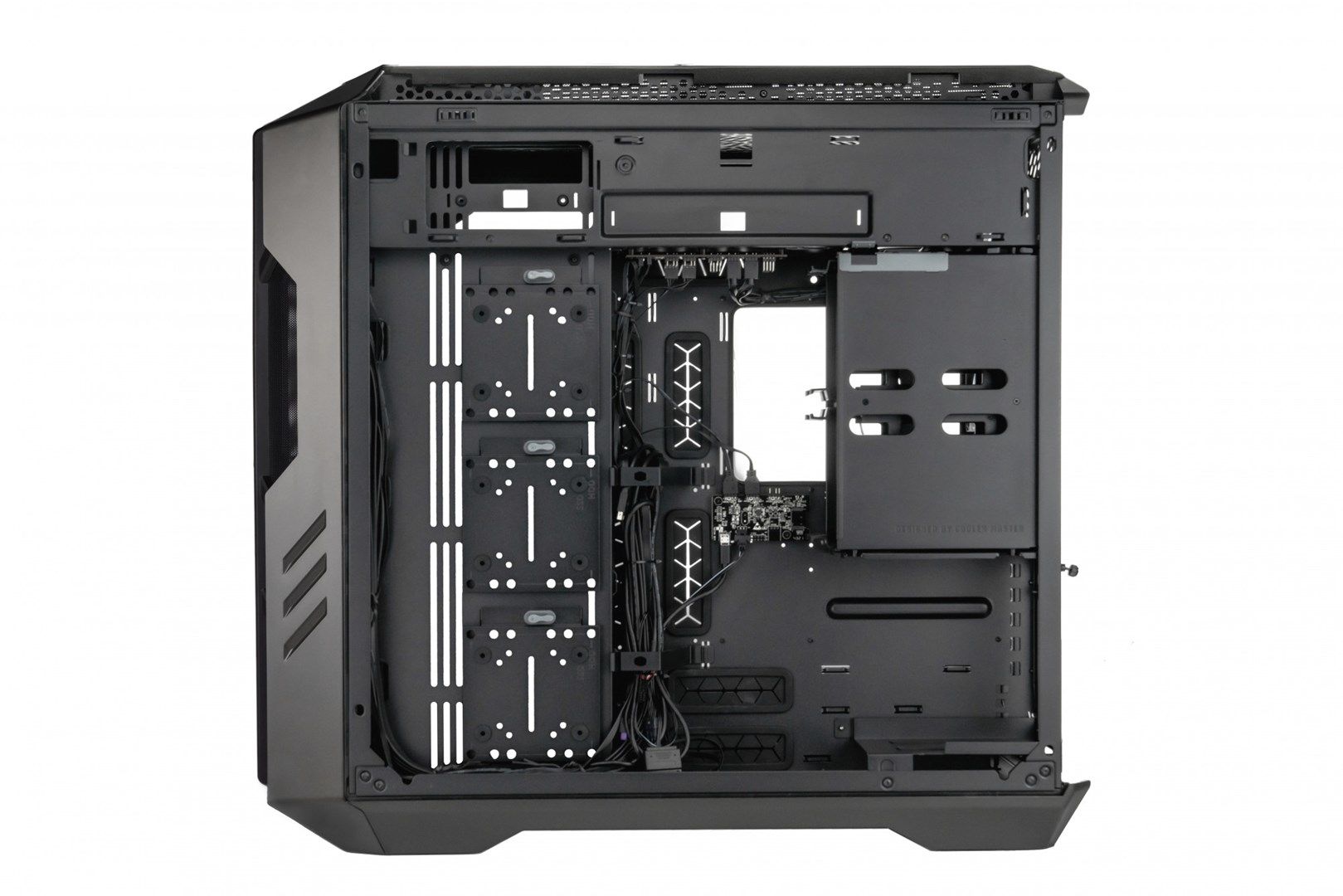 CARCASA Cooler Master HAF 700, Tower, E-ATX, fara sursa, 5xfan, USB 3.2 gen2 Type-C x 1, USB 3.2 gen 1 x 4, audio, mic, LED controller ARGB, , PSU shroud, 8 sloturi expansiune, iluminare , gri, 