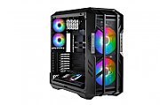 CARCASA Cooler Master HAF 700, Tower, E-ATX, fara sursa, 5xfan, USB 3.2 gen2 Type-C x 1, USB 3.2 gen 1 x 4, audio, mic, LED controller ARGB, , PSU shroud, 8 sloturi expansiune, iluminare , gri, 