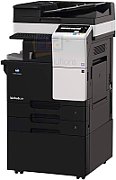 Multifunctionala alb negru Konica Minolta A3 Bizhub 227 set cu DF-628, stand si toner_1