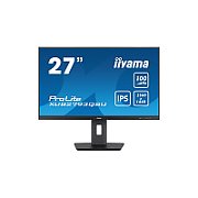 IIYAMA Monitor LED XUB2793QSU-B6 27” WQHD IPS 2560 x 1440 @100Hz 16:9 250 cd/m² 1300:1 1ms HDMI DP USB Hub 3.2, height, swivel, tilt, pivot (rotation both sides)_1