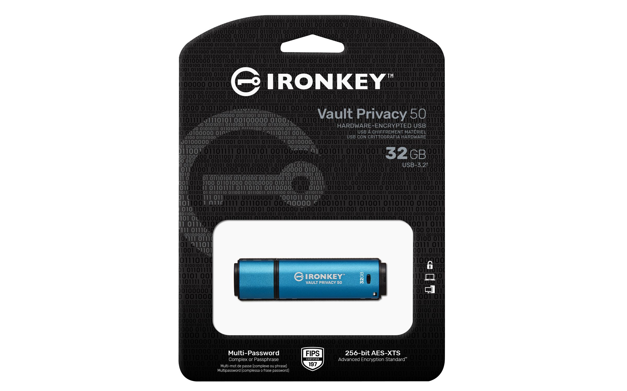 Kingston IronKey 32GB  USB 3.2 Gen 1 Vault Privacy 50 Series_7