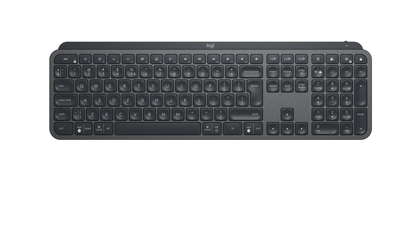 Logitech Keyboard MX Keys for Business [US] graphite BT +++ beleuchtete Tasten, BrownBox_2