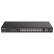 Switch D-Link DGS-1100-26MPV2/E, 26 porturi 10 / 100 / 1000 MBs