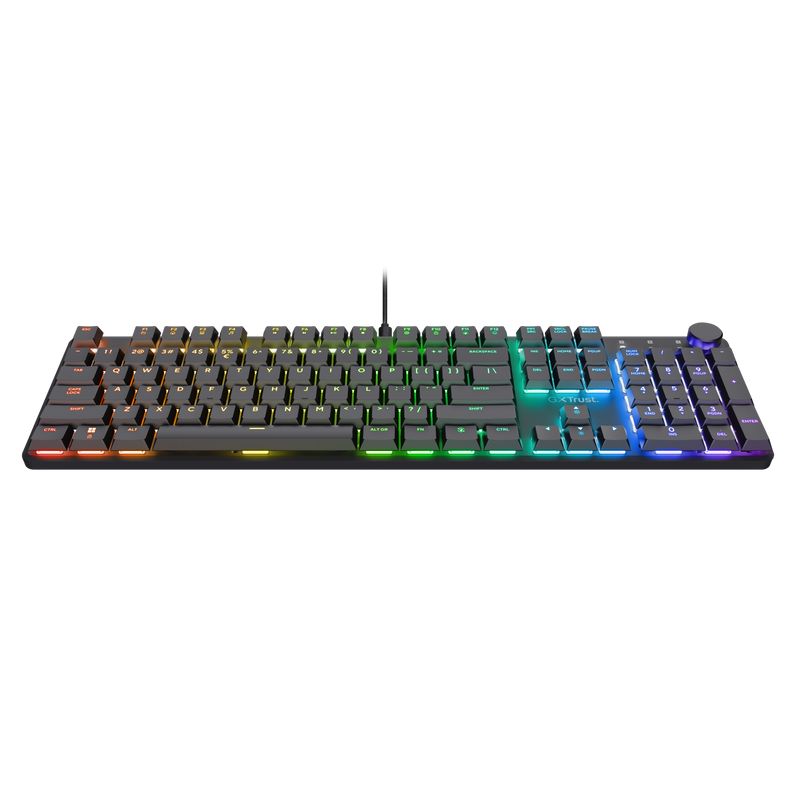 Tastatura mecanica Trust GXT 866 Torix cu fir, swtich linear, 104 butoane, full RGB, butoane programabile, tipuri de jocuri FPS, MMO, MOBA, RPG, RTS, negru_2