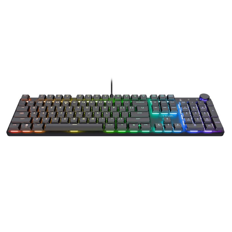 Tastatura mecanica Trust GXT 866 Torix cu fir, swtich linear, 104 butoane, full RGB, butoane programabile, tipuri de jocuri FPS, MMO, MOBA, RPG, RTS, negru_3