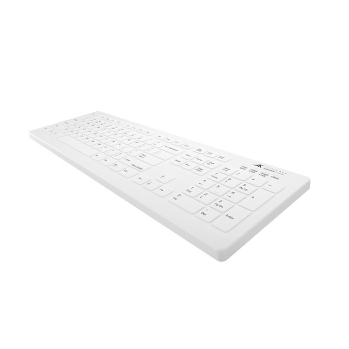 CHERRY Keyboard AK-C8112 Medical wireless sealed [DE] white IP68 kabellos, vollversiegelt, IP68_2