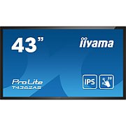 IIYAMA T4362AS-B1 4k UHD LCD 43inch 20 Points PCAP 500cd/m2 1200:1 3840x2160 AG RS232C 16GB eMMC 2GB RAM_1