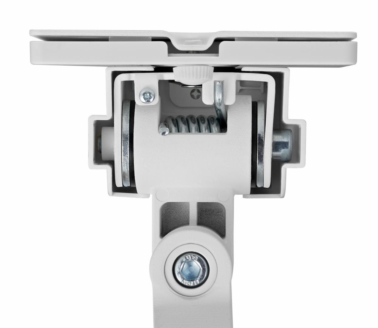 Suport monitor Serioux MM69-C012, compatibilitate  dimensiune ecran 17 -49 , greutate maximă suportata: (per ecran): 2~20 kg,  VESA: 75x75, 100x100, inclinare: +50°~-20°, pivotare: +90°~-90°, rotația ecranului: + 180°~-180°, instalare: clemă, grommet, grosime recomandată pentru birou: clemă: 12~50mm