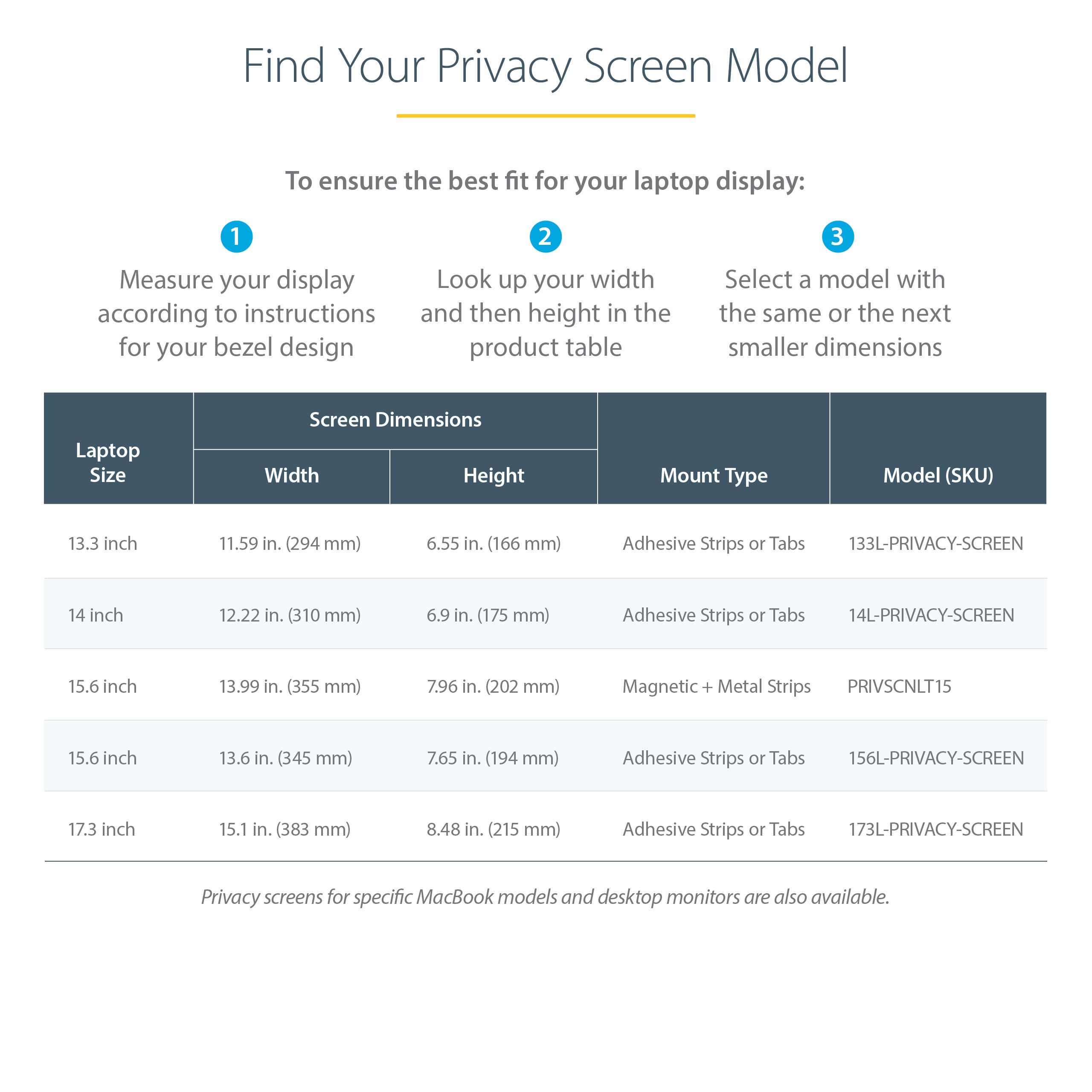 14L-PRIVACY-SCREEN/14IN LAPTOP PRIVACY SCREEN_13