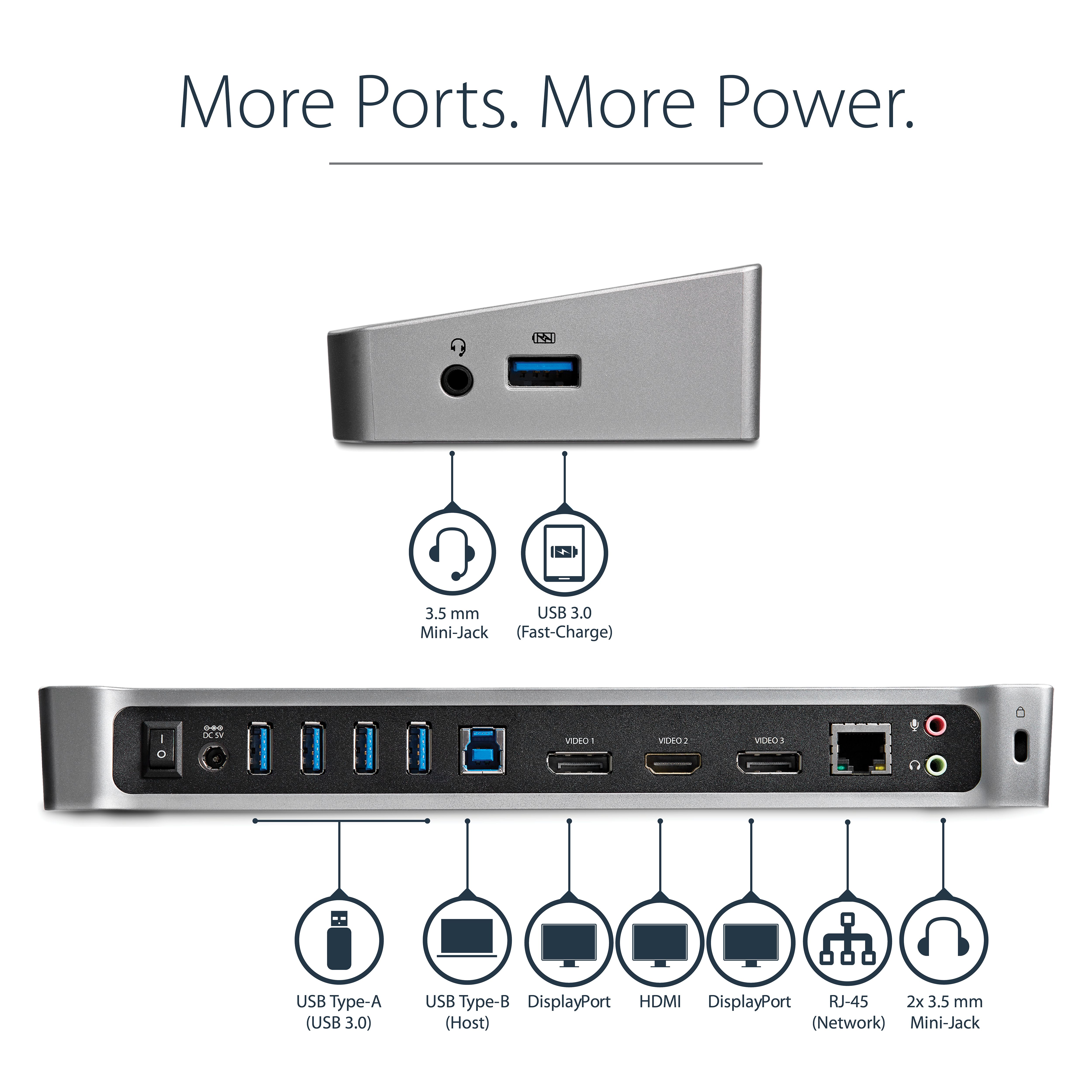 TRIPLE-VIDEO LAPTOP DOCK/LAPTOP DOCKING STATION WITH 4K_11