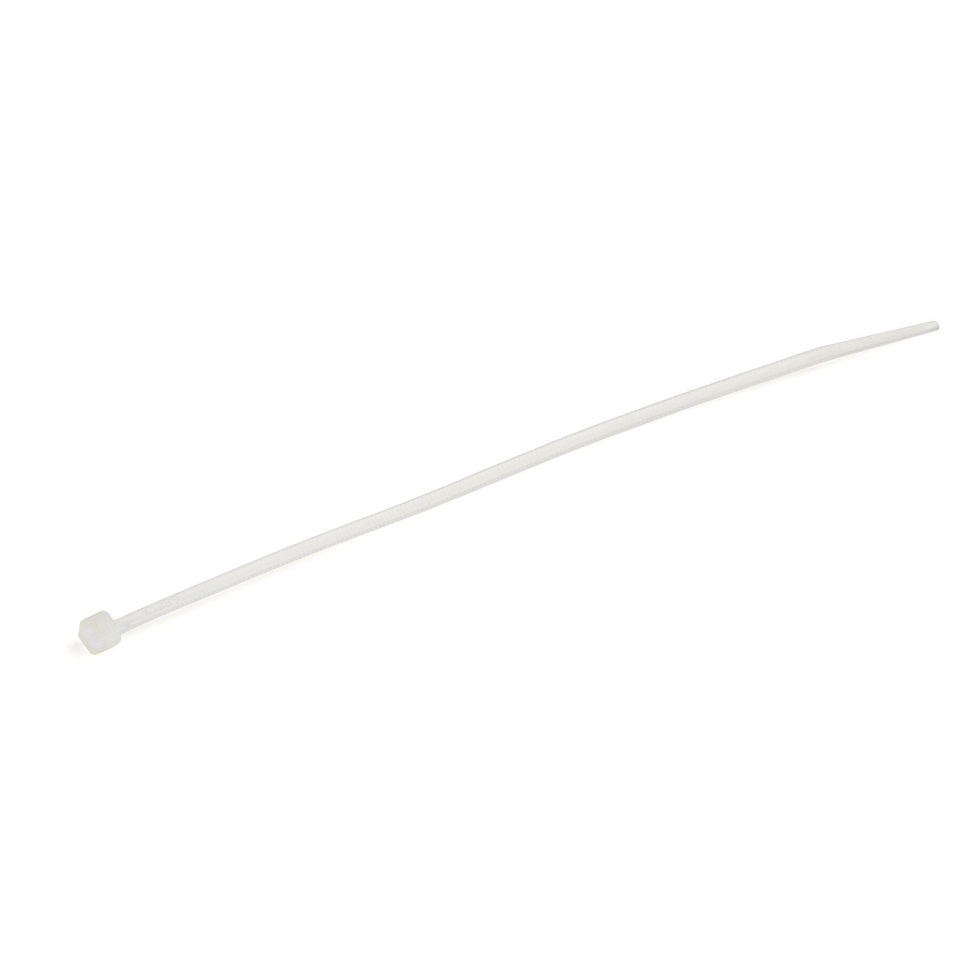 100 PACK 6 CABLE TIES -WHITE/NYLON ZIP TIE WRAPS UL TAA_2