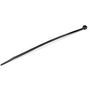 100 PACK 8 CABLE TIES -BLACK/NYLON ZIP TIE WRAPS UL TAA_1