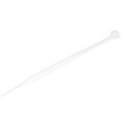 100 PACK 4 CABLE TIES -WHITE/NYLON ZIP TIE WRAPS UL TAA_1