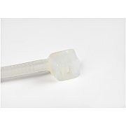 100 PACK 4 CABLE TIES -WHITE/NYLON ZIP TIE WRAPS UL TAA_4