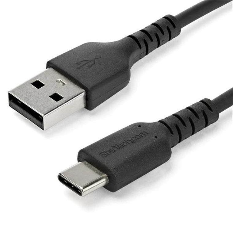 2 M USB 2.0 TO USB C CABLE/CABLE BLACK ARAMID FIBER_2