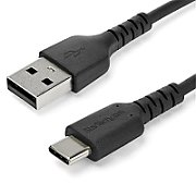 2 M USB 2.0 TO USB C CABLE/CABLE BLACK ARAMID FIBER_2