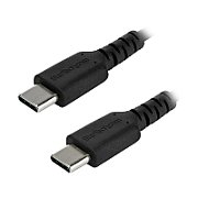 1 M USB C CABLE - BLACK/HIGH QUALITY ARAMID FIBER_2