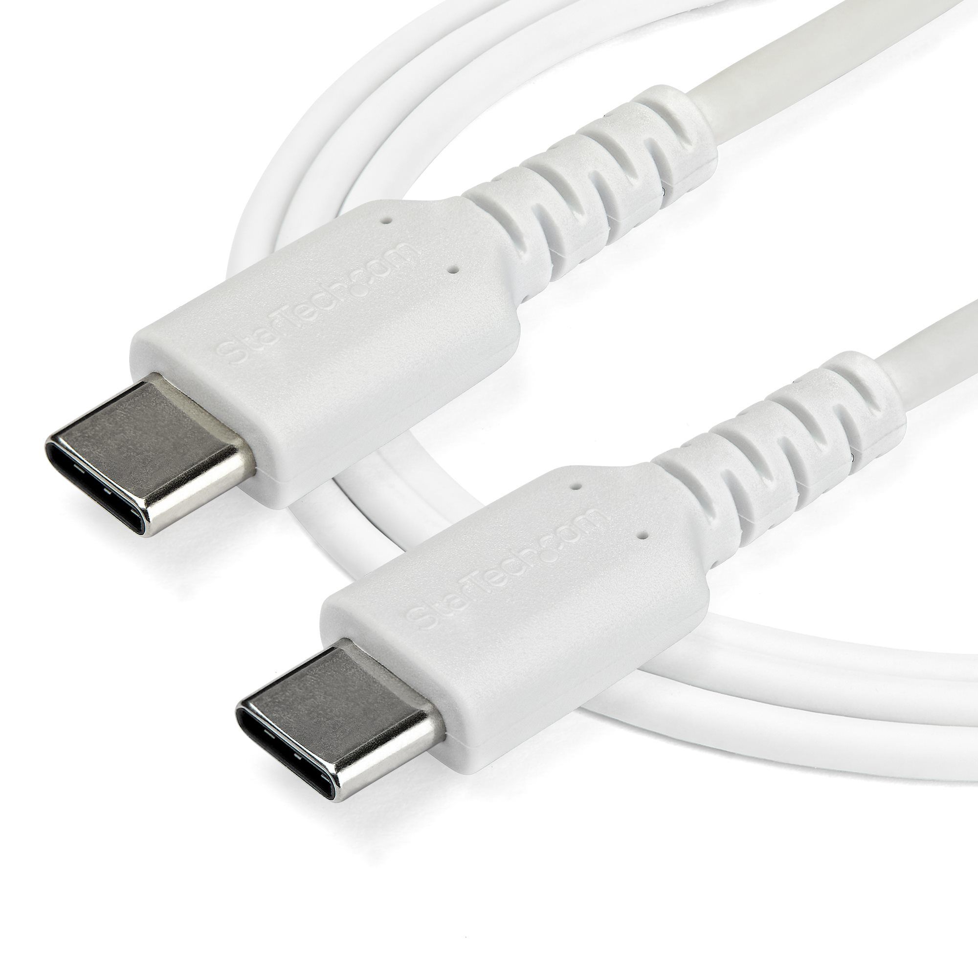 1 M USB C CABLE - WHITE/HIGH QUALITY ARAMID FIBER_3