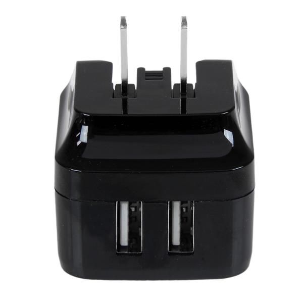 2 PORT USB TRAVEL WALL CHARGER/17W / 3.4A - 110V/220V_4