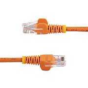 1M CAT 5E ORANGE SNAGLESS/ETHERNET RJ45 CABLE MALE TO MALE_3