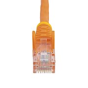 1M CAT 5E ORANGE SNAGLESS/ETHERNET RJ45 CABLE MALE TO MALE_4