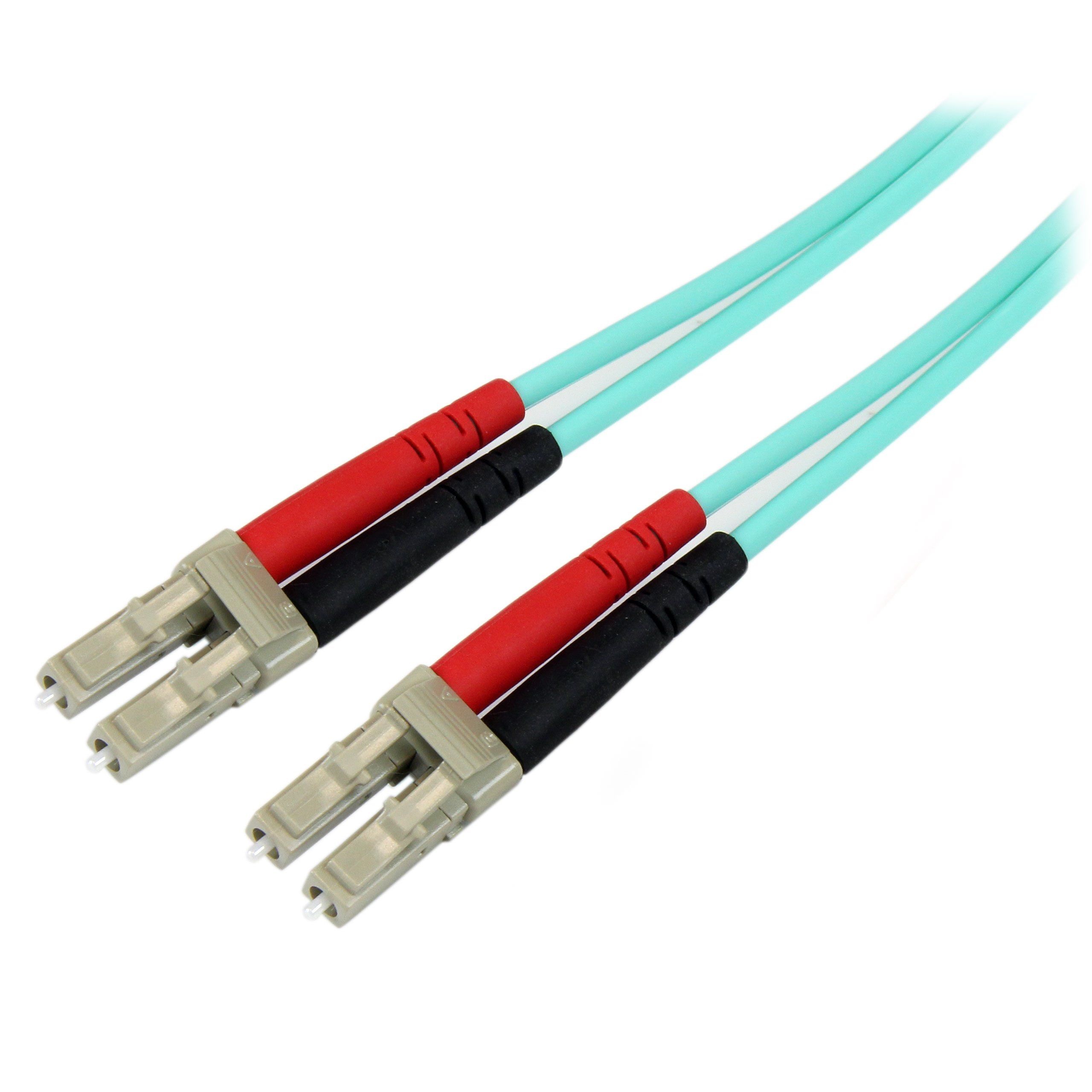 1M AQUA FIBER PATCH CABLE/._6