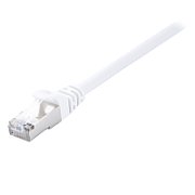 CAT6 ETHERNET WHITE STP 1M/RJ45 100 COPPER SNAGLESS_1