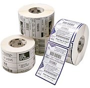 LABEL, POLYETHYLENE, 102X102MM; THERMAL TRANSFER, POLYE 3100T GLOSS, PERMANENT ADHESIVE, 76MM CORE_1