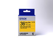 Epson Label Cartridge Pastel LK-7YBP Black/Yellow 36mm (9m)_2