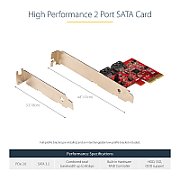 SATA III RAID PCIE CARD 2PT/._10