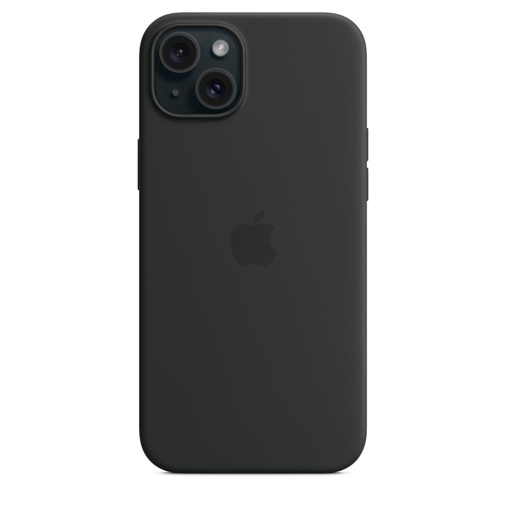 IPHONE 15 PLUS SILICONE CASE/WITH MAGSAFE - BLACK_5