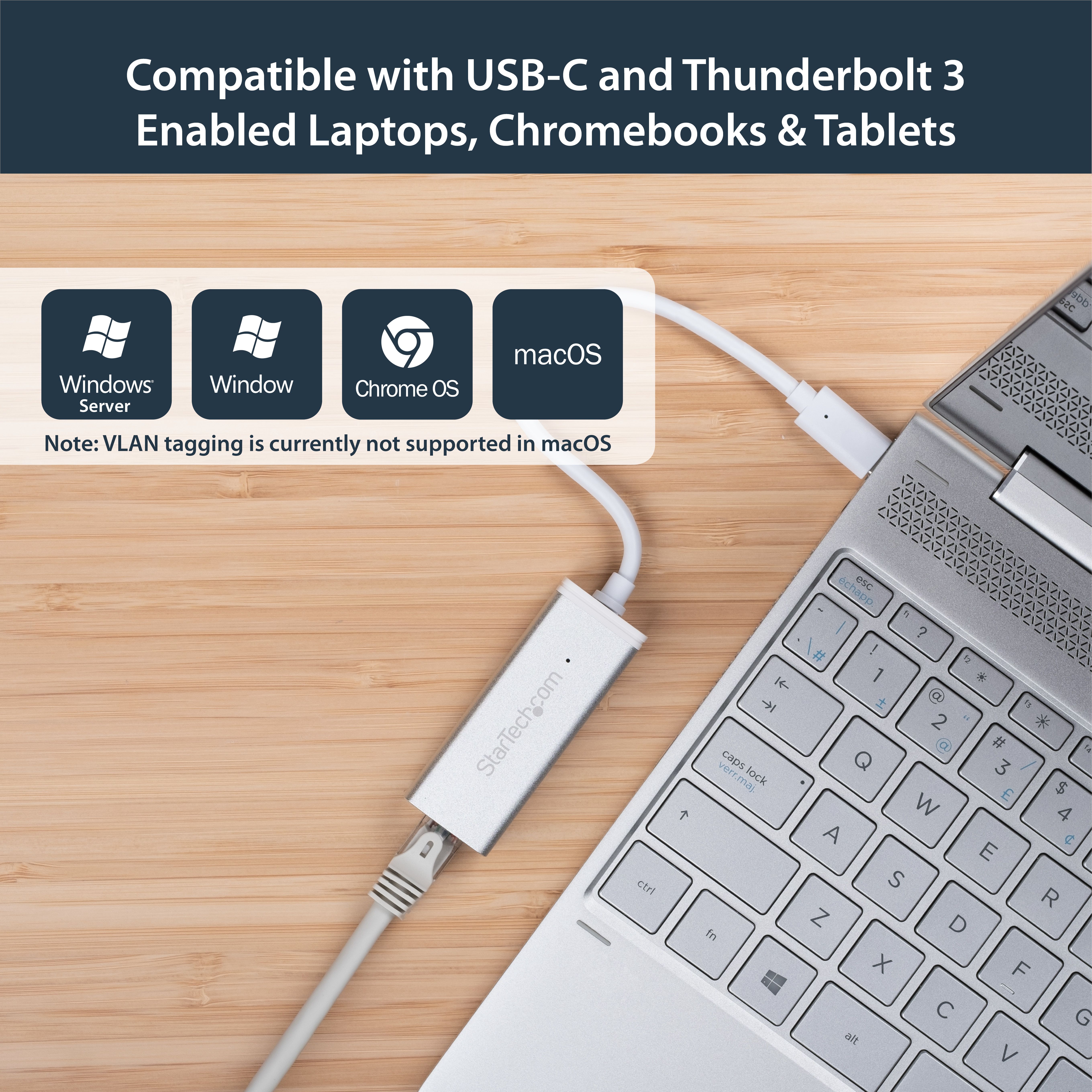 USB-C TO GBE ADAPTER - SILVER/._7