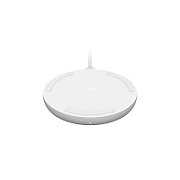 10W WIRELESS CHARGING PAD/MICROUSBCABLE W/POWER SUPP WHITE_3