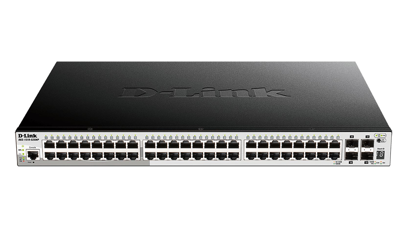 52-PORT SMART POE+ SWITCH/GIGABIT STACKABLE 4X SFP+