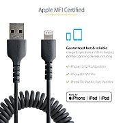 USB TO LIGHTNING CABLE - 1M/(3.3FT) COILED CABLE BLACK_10