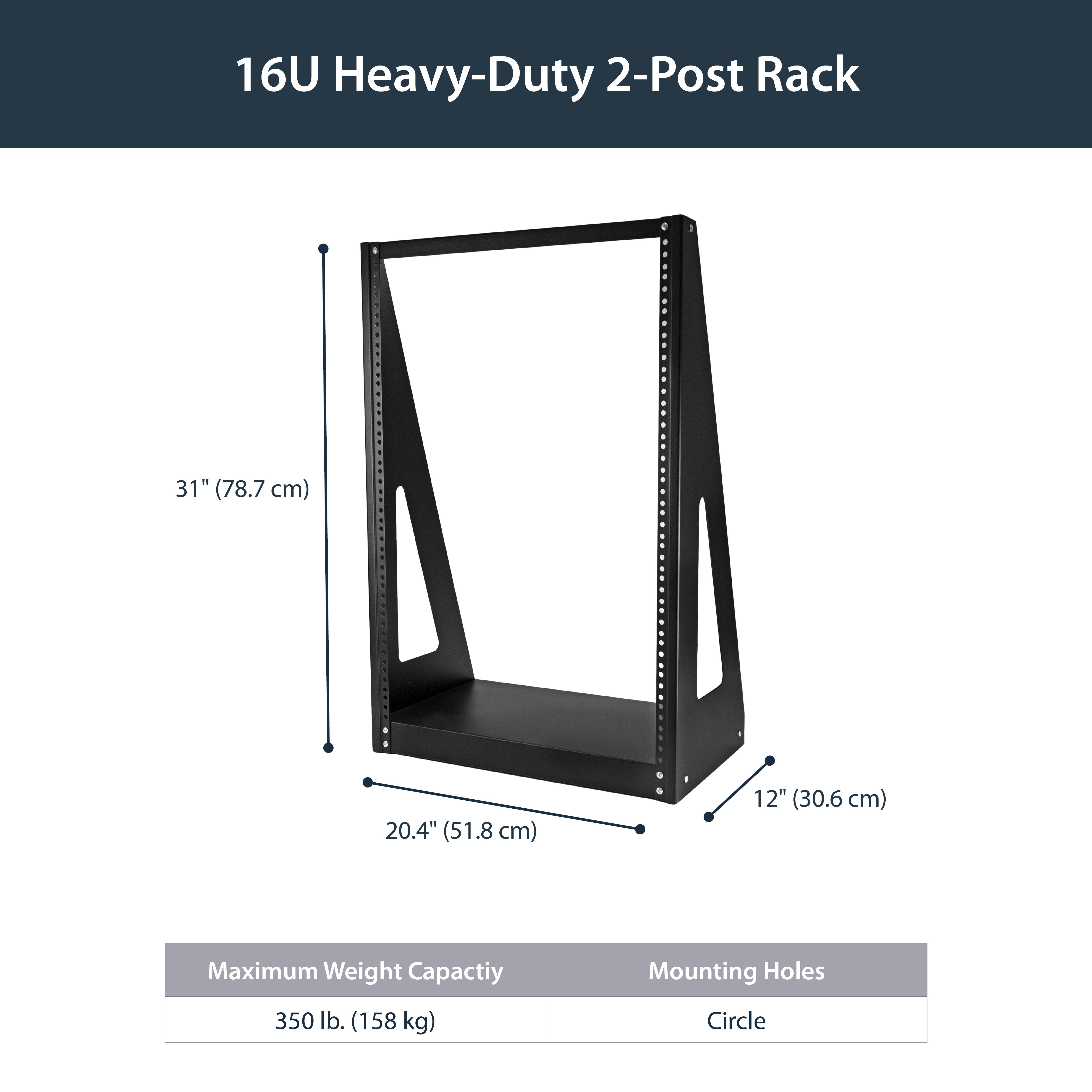 HEAVY DUTY 2-POST RACK - 16U/._7