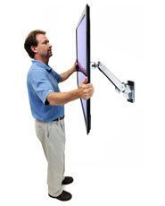 INTERACTIVE TV ARM WALLMOUNT/30-55IN 8-18KG MIS-E/F POLISHED_7