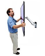 INTERACTIVE TV ARM WALLMOUNT/30-55IN 8-18KG MIS-E/F POLISHED_7