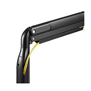 DUAL MONITOR GAS SPRING MOUNT/ERGO CROSSBAR HANDLE FULL MOTION