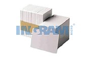 Zebra white PVC cards, 10 mil PVC adhesive back with 14 mil Mylar release liner, 24 mil total thickness (500 cards)_1