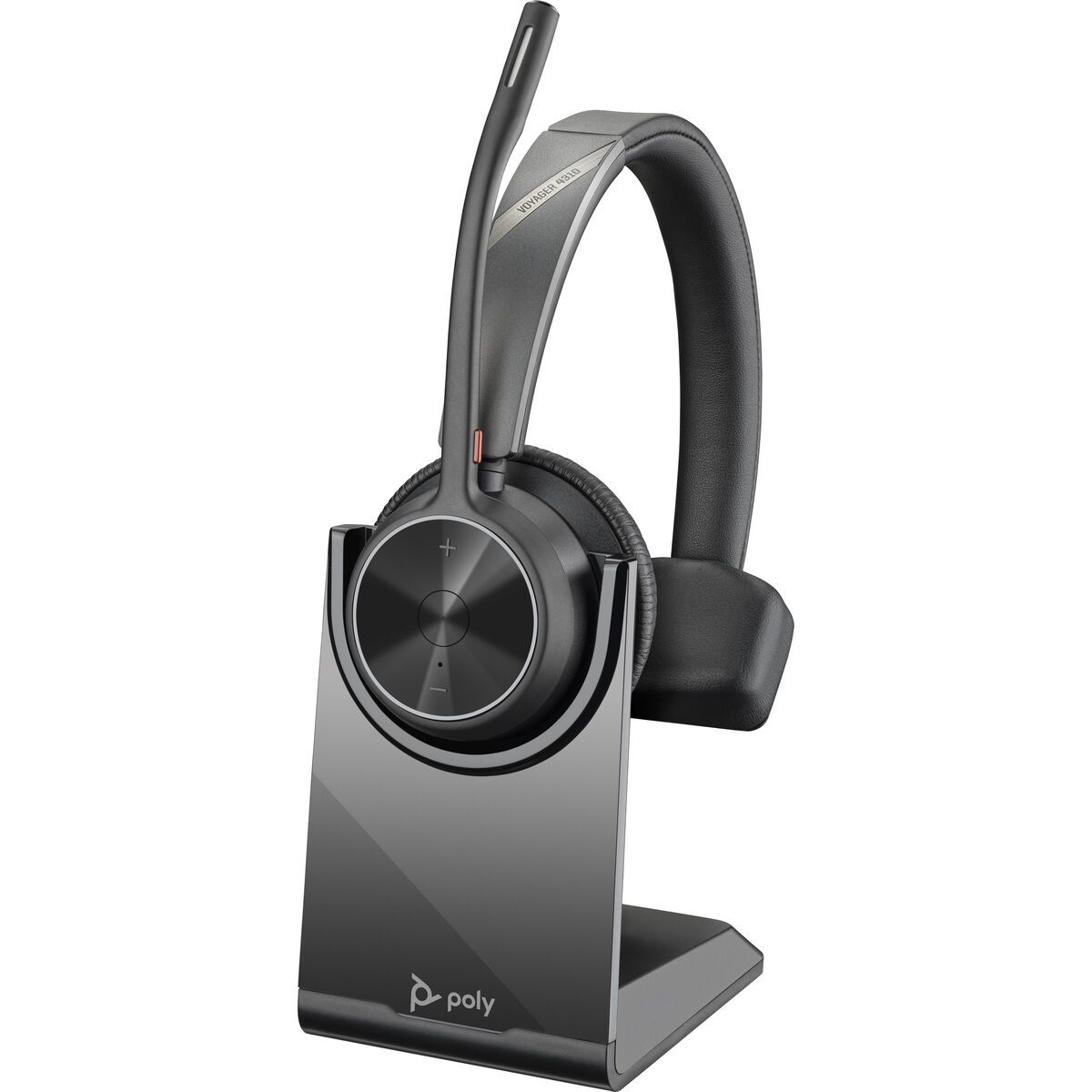 Poly Voyager 4310 UC Monaural Headset +BT700 USB-A Adapter +Charging Stand_2