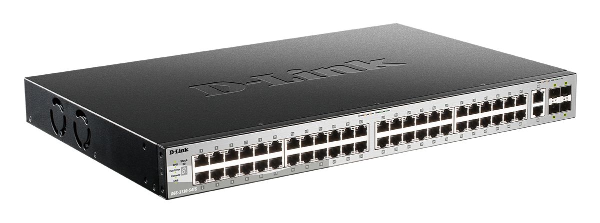 54-PORT STACKABLE SWITCH/48X1G 2X10G CU 4XSFP+ LAYER 3_2