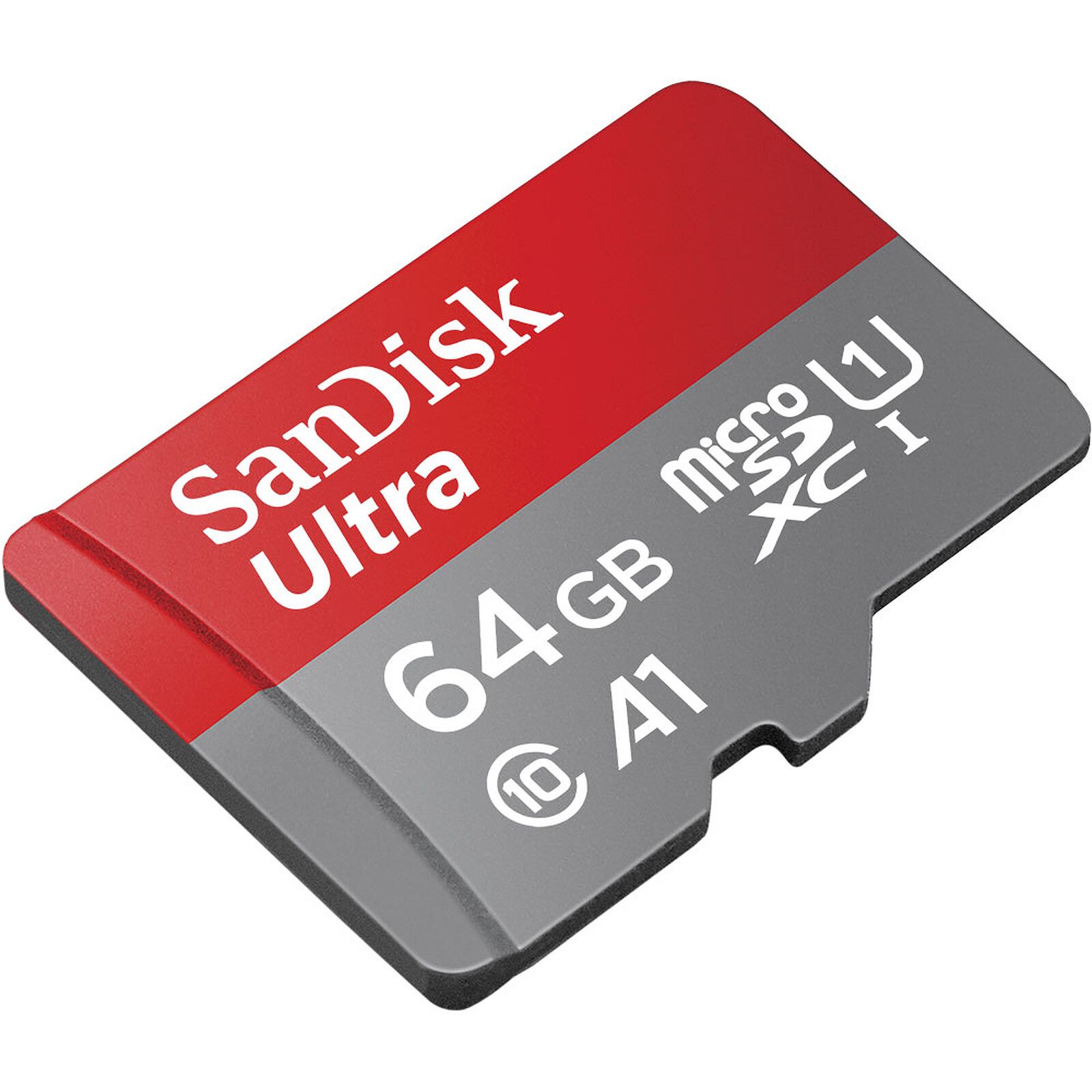 SANDISK ULTRA MICROSDXC 64GB +/SD ADAPTER 140MB/S A1 CLASS10 IP