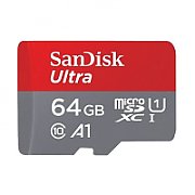SANDISK ULTRA MICROSDXC 64GB +/SD ADAPTER 140MB/S A1 CLASS10 IP