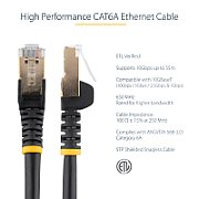 PATCH CABLE CAT6A 3M BLACK/STP 10GBIT/S M/M SNAGLESS_5