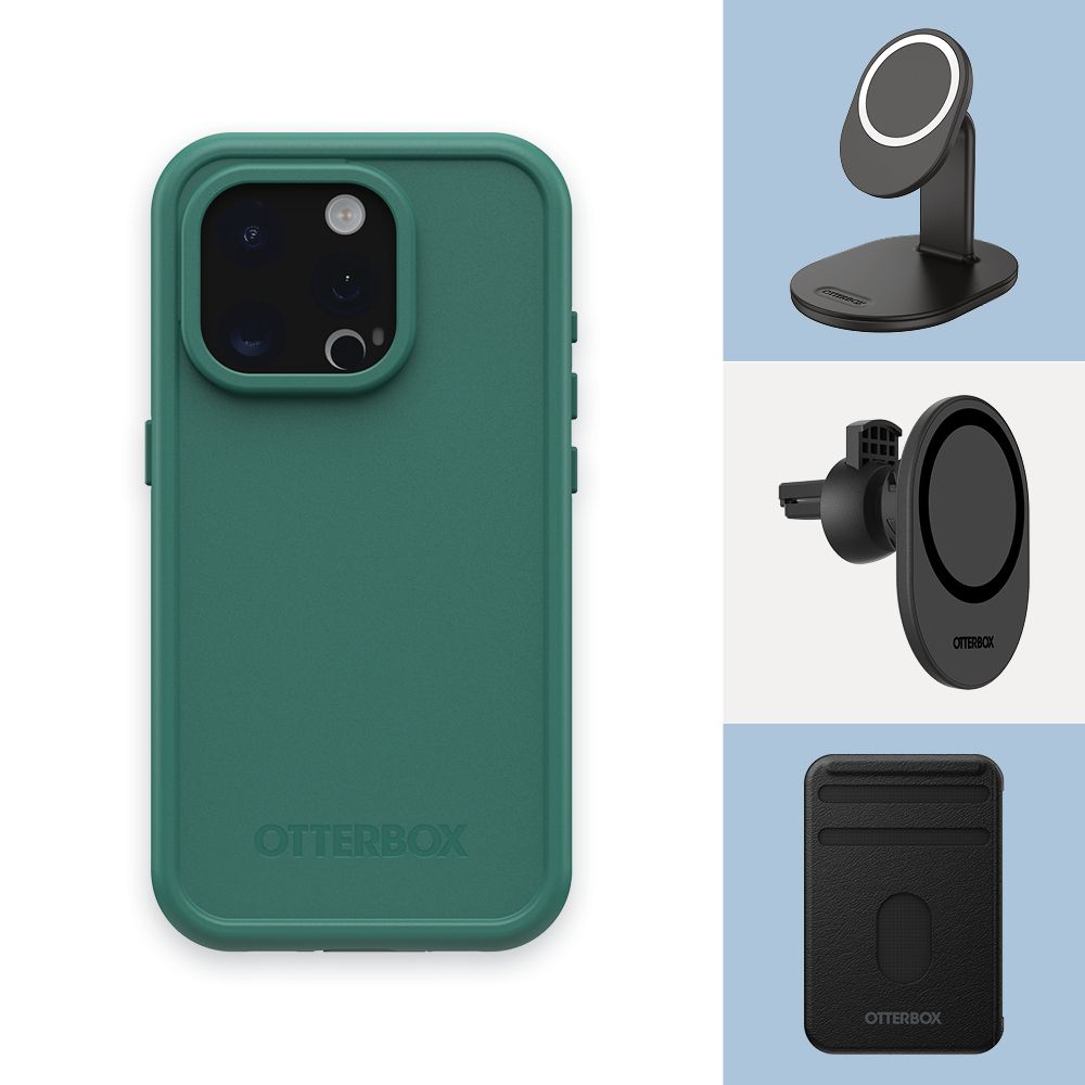 OTTERBOX FRE MAGSAFE IPHONE 15/PRO PINE-GREEN_8