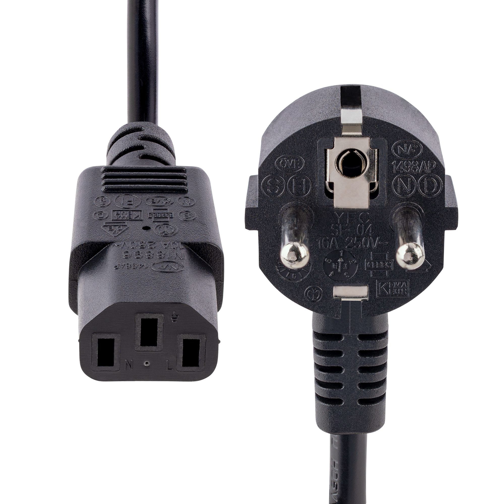 3M (10FT) COMPUTER POWER CORD/EU SCHUCKO TO C13 18AWG_4